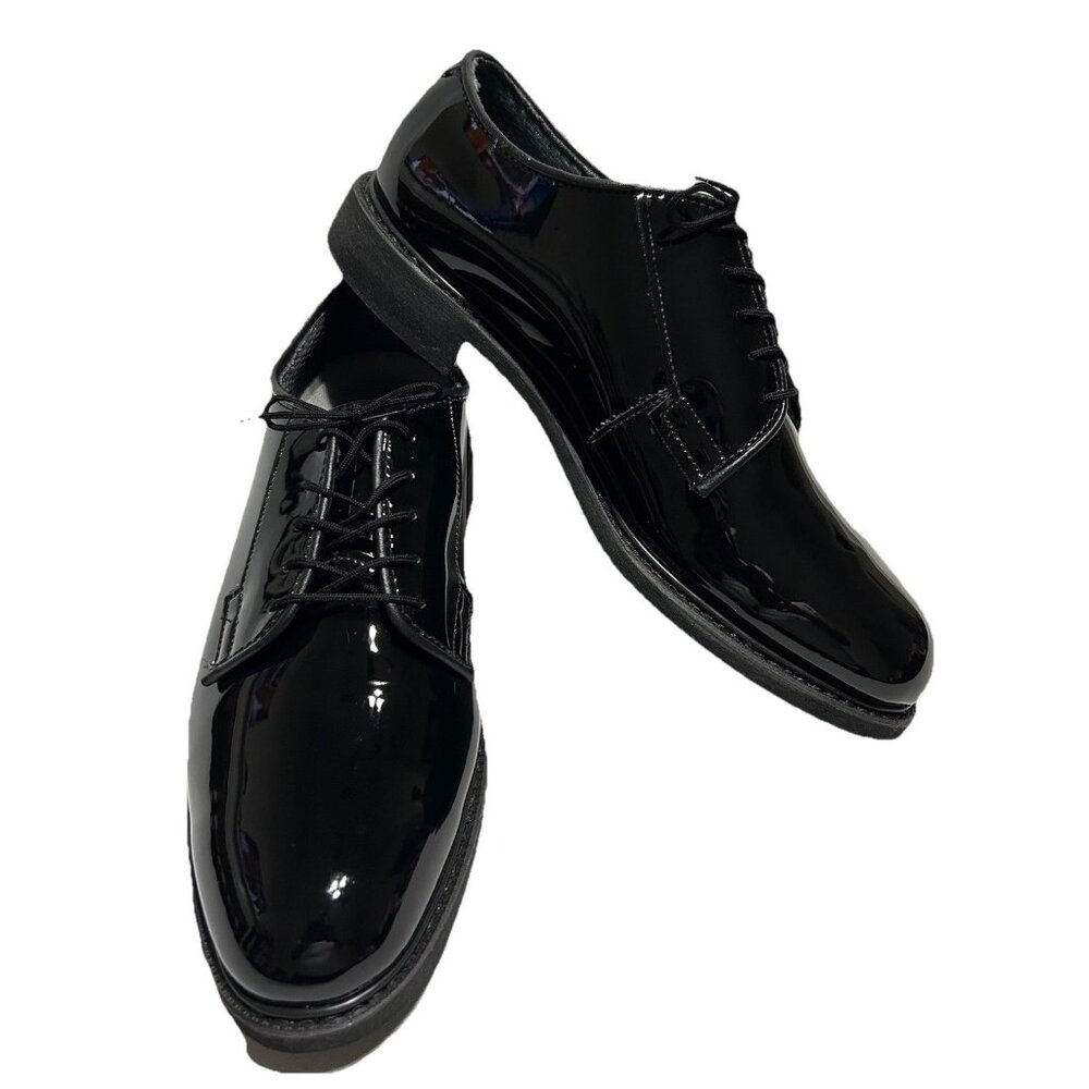 Bates Military Uniform Patent Leather Dress Shoes SPE1C1-16-D-1026 Men's 9.5E